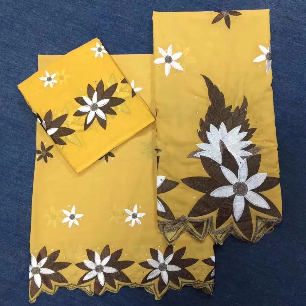 3 метров + 2 м Нигерии кружевной ткани 2017 Африканский швейцарская вуаль кружева