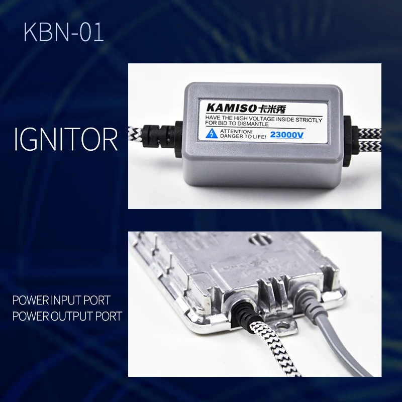 KAMISO KBN 01 Быстрый старт цифровой HID Балласт 12В 55 Вт балласт для автомобиля и авто