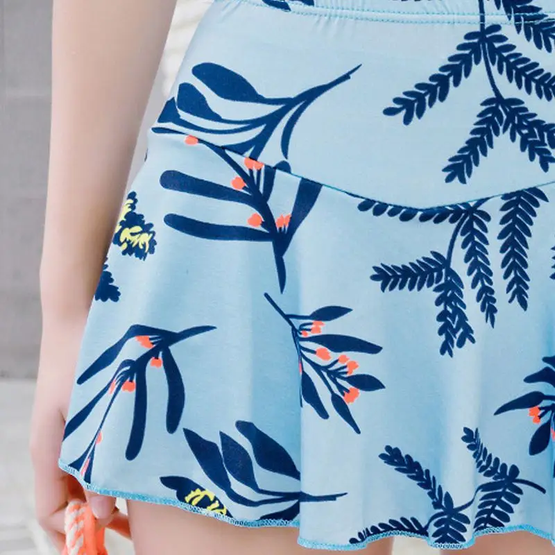 Женский купальник винтажный с оборками бикини высокой талией и открытыми