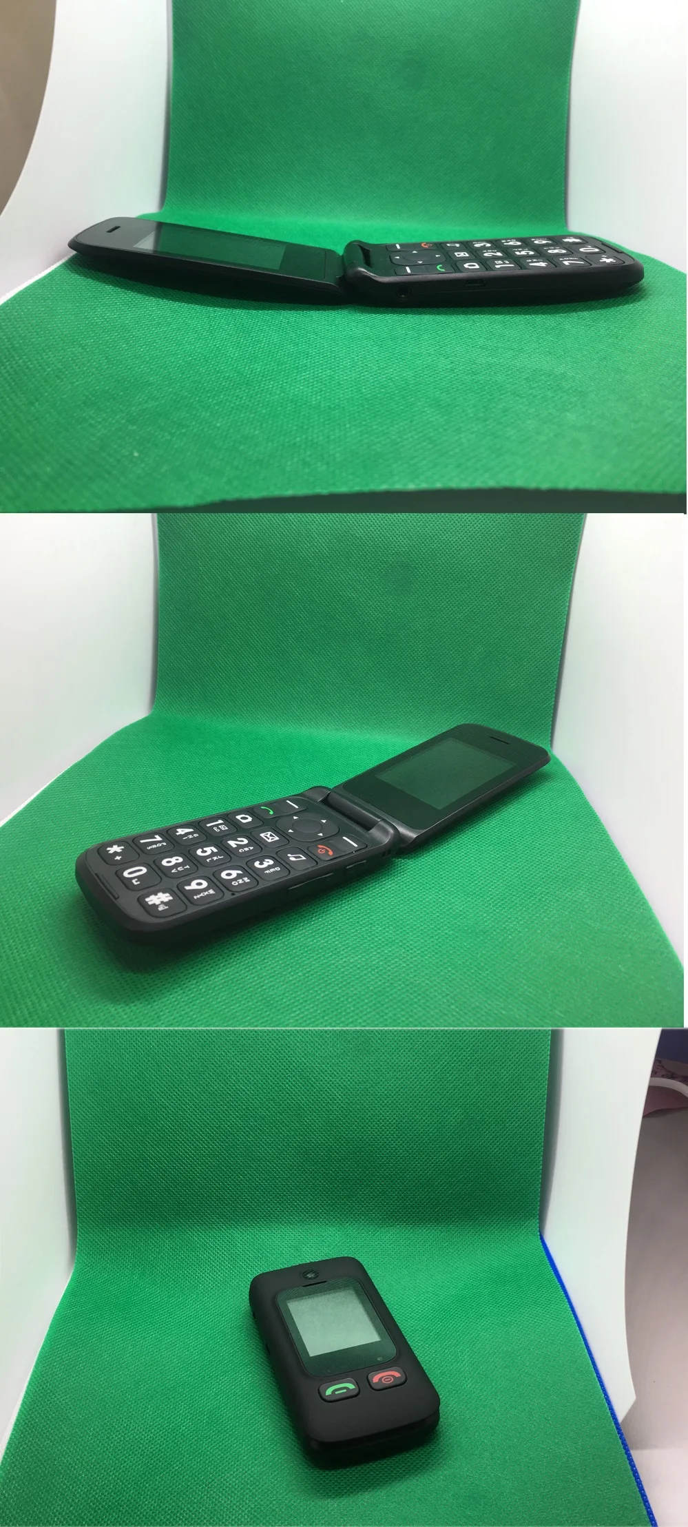 YINGTAI T22 3g MTK6276 GPRS MMS Большой кнопочный мобильный телефон для пожилых людей с двумя sim-картами и двойным экраном 2,4 дюйма