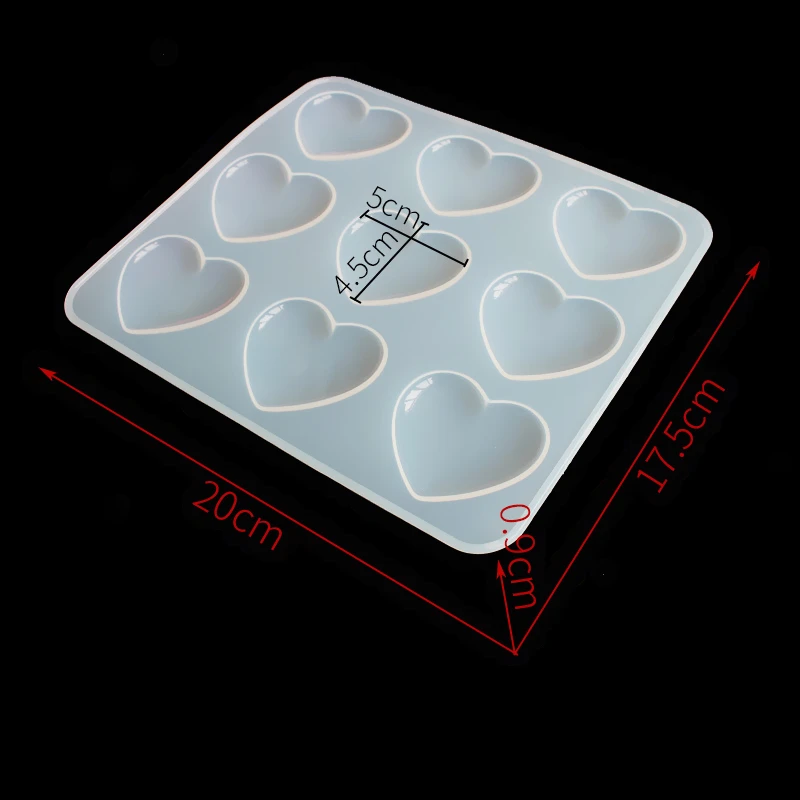 Любовь Сердце украшения патч DIY эпоксидная форма ювелирные изделия силиконовые