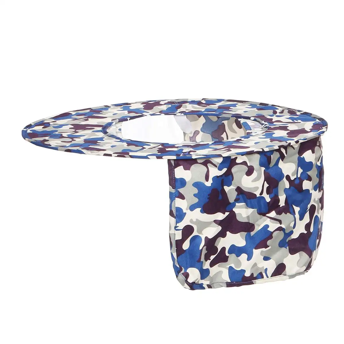 Safurance Green Camo/Blue Camo Наружные защитные шлемы для рабочего места, жесткая шапка, солнцезащитный козырек, головной убор, затененный затылок, Зонт с рисунком с обратной стороны