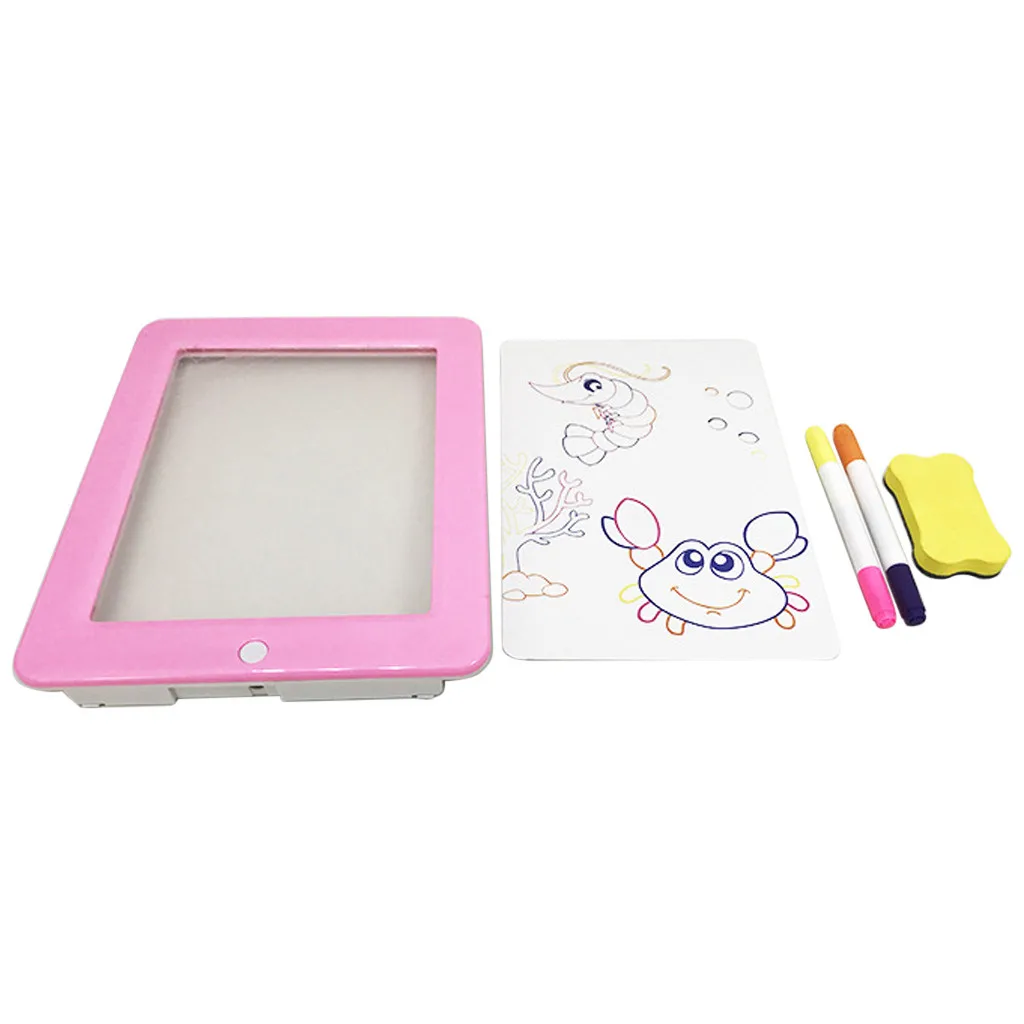 3D Magic Pad светодиодная монтажная панель для детей Пластик творчества магическая