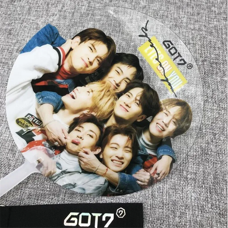 Kpop GOT7 официальный корейской звезды глаза на вас вентилятор куклы девочка мальчик