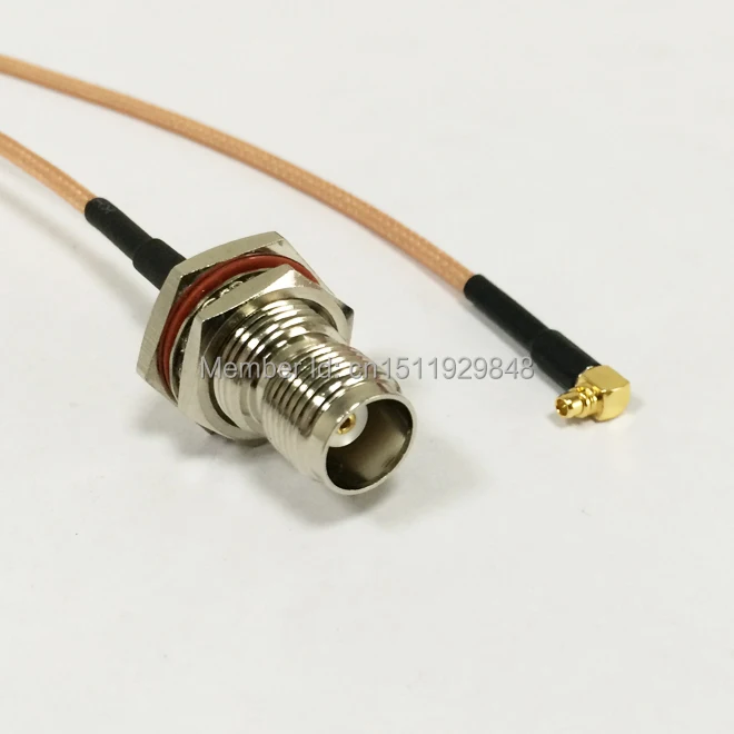 New TNC Female Jack Connector Switch MMCX Male Plug Right Angle RG316 Wholesale Fast Ship 15CM 6&quot Adapter | Обустройство дома