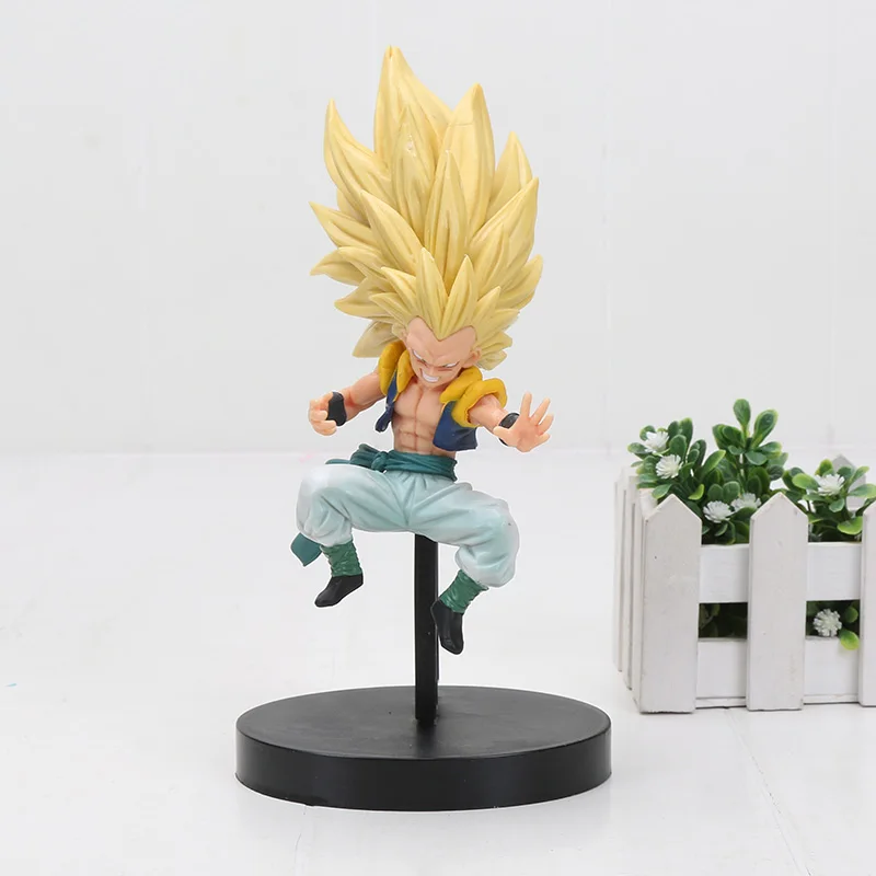 Золотой Dragon Ball Z Action Figures Son Goku Burdock Dragon Ball Super Saiyan DBZ Bardock Goku PVC Action Figures toy - Цвет: Золотой