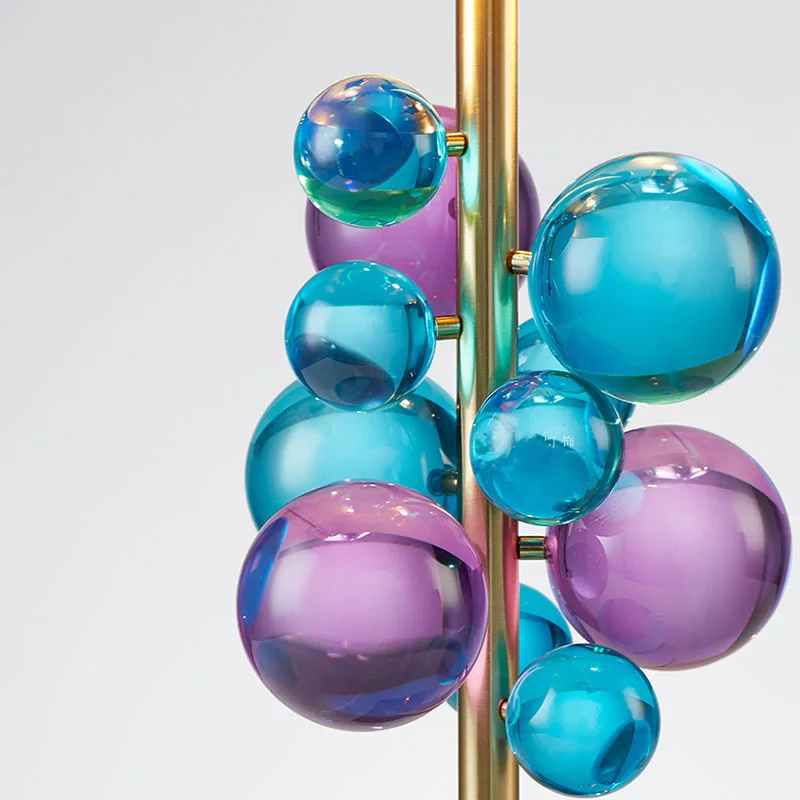 Современный американский цвет прозрачный хрустальный шар спальня настольная