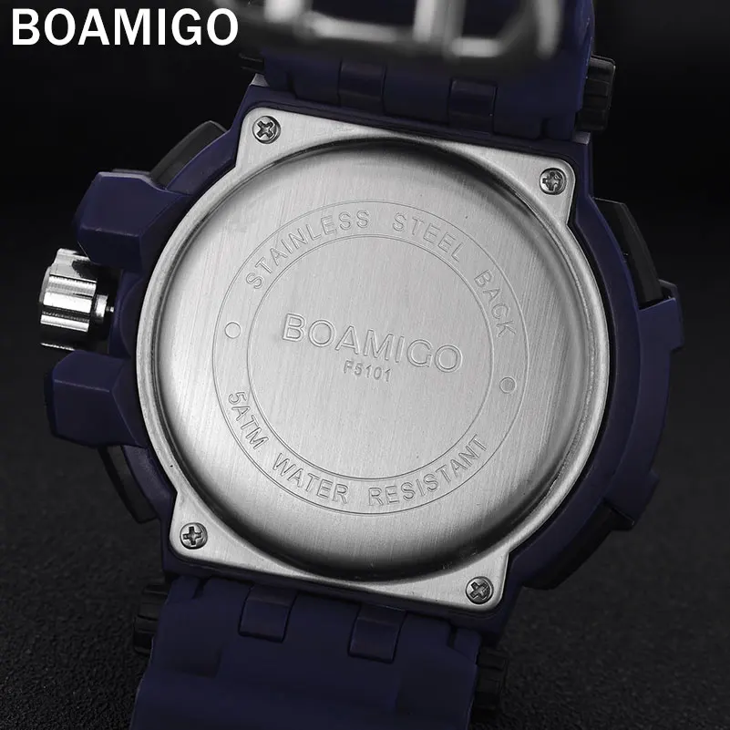 S Shock мужские спортивные часы BOAMIGO брендовые аналоговые цифровые светодиодные