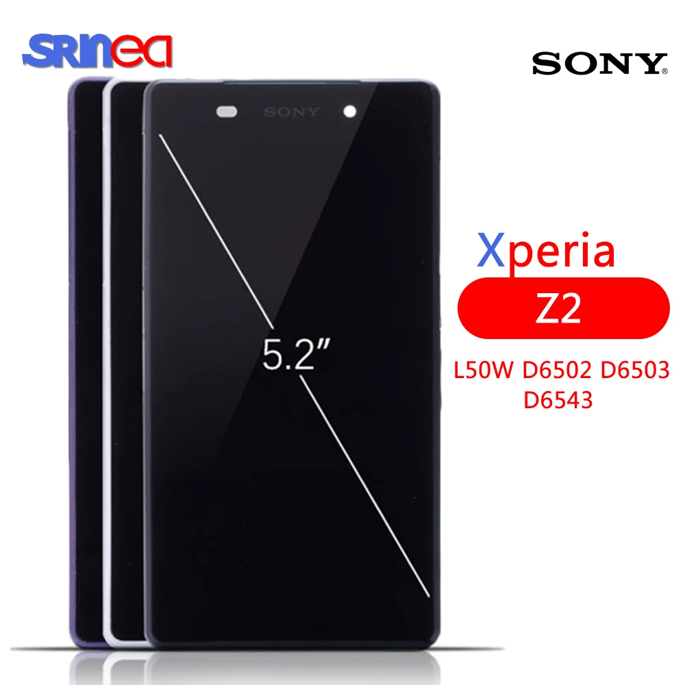 ЖК дисплей для SONY Xperia Z2 с сенсорным экраном дигитайзер сборка Замена D6502 D6503 D6543 lcd +