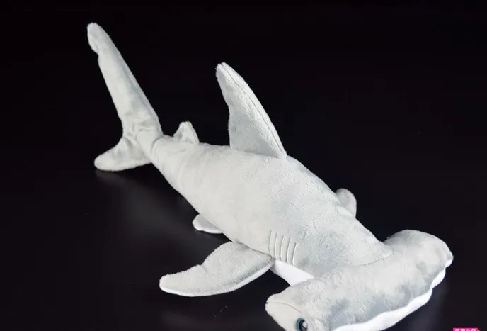 Бесплатная доставка 36 см Акула-молот мягкие плюшевые игрушки имитация серого