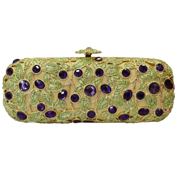 picture evening bags Длинные покрытием подарочной коробке женские вечерние Золото сцепления кошелек партия Женщины барсетки мешок роскошный кристалл алмаза клатч SC145 - Цвет: picture evening bags
