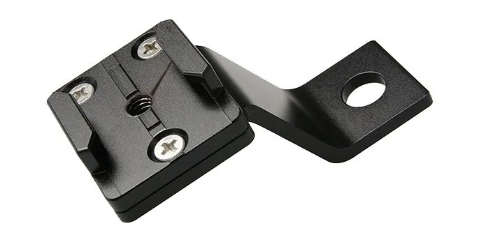Black Новые CNC рамки из алюминиевого сплава адаптер крепления для GoPro Hero SJcam камеры База держатель для автомобиля мотоцикл зеркало заднего вида - Цвет: Black