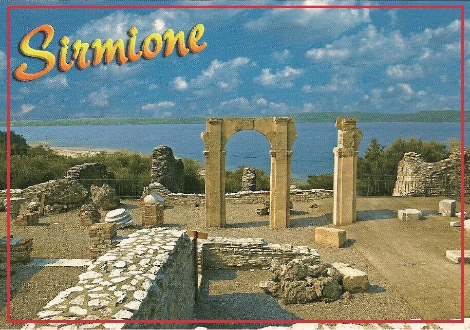 Сувенирные Магниты 78*54*3 мм Италия Sirmione металл обернутый сувенир магниты на