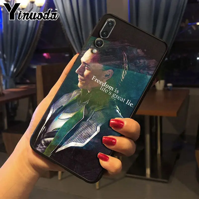 Yinuoda Loki Thor Pattern ТПУ Мягкие аксессуары для телефонов чехол телефона huawei p20 pro p20lite