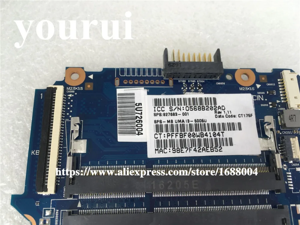 Материнская плата 827683-001 для ноутбука HP 14-AC 240-g4 | Компьютеры и офис