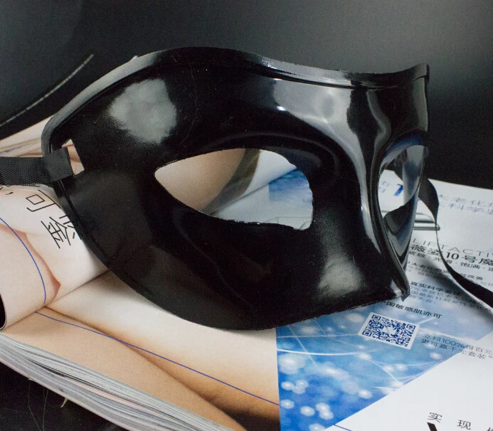 (150 pcs/lot) New Hot Sale Handmade Half-face Solid Color Plastic Fancy Party Masks | Дом и сад