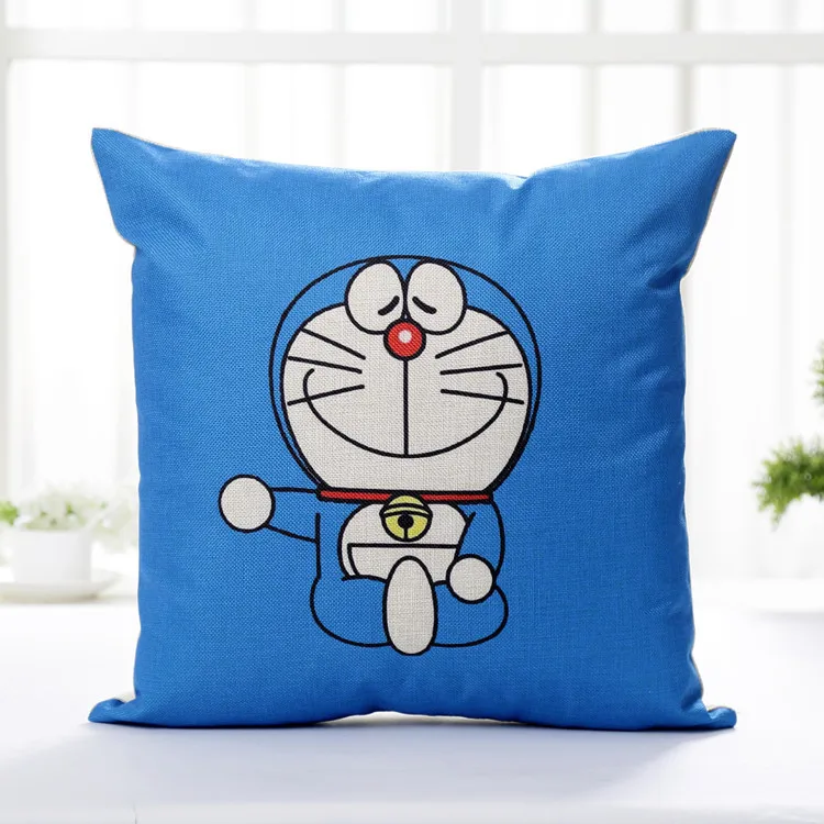 45*45 см Doraemon фигурку Плюшевые игрушки мультфильм гостиная кулон милый лен