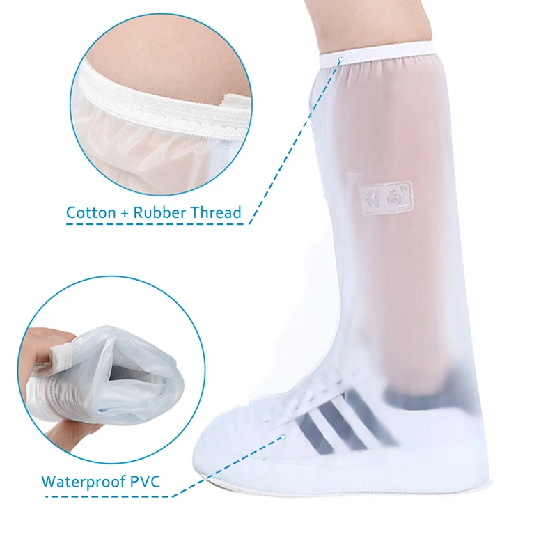 Soumit Waterproof Rain Shoe Cover for Men Women Shoes Protector Reusable Boot Covers Rainy Day Boots Overshoes Travel Equipment