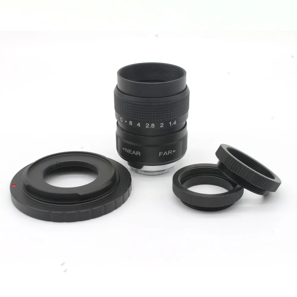 25 мм F1.4 CCTV TV Movie lens + C Mount для Fuji Fujifilm X-Pro1 (C-FX) Бесплатная доставка | Электроника