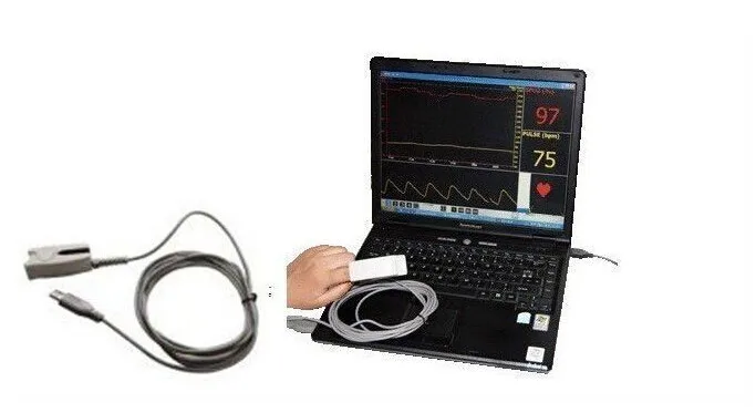 CMS-P Contec USB для ПК Подключение монитор пульсоксиметра-бесплатное программное обеспечение Пульс пульса кислорода крови SPO2