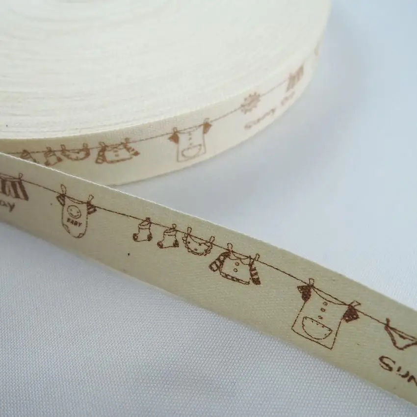 5 ярдов/партия, лента из 5/8 хлопка с принтом «Солнечный день», 100% дюйма, 15 мм