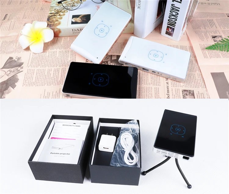 ALSTON DLP100WM мини DLP проектор Android мультимедийный встроенный WIFI Bluetooth HDMI поддержка 1080P