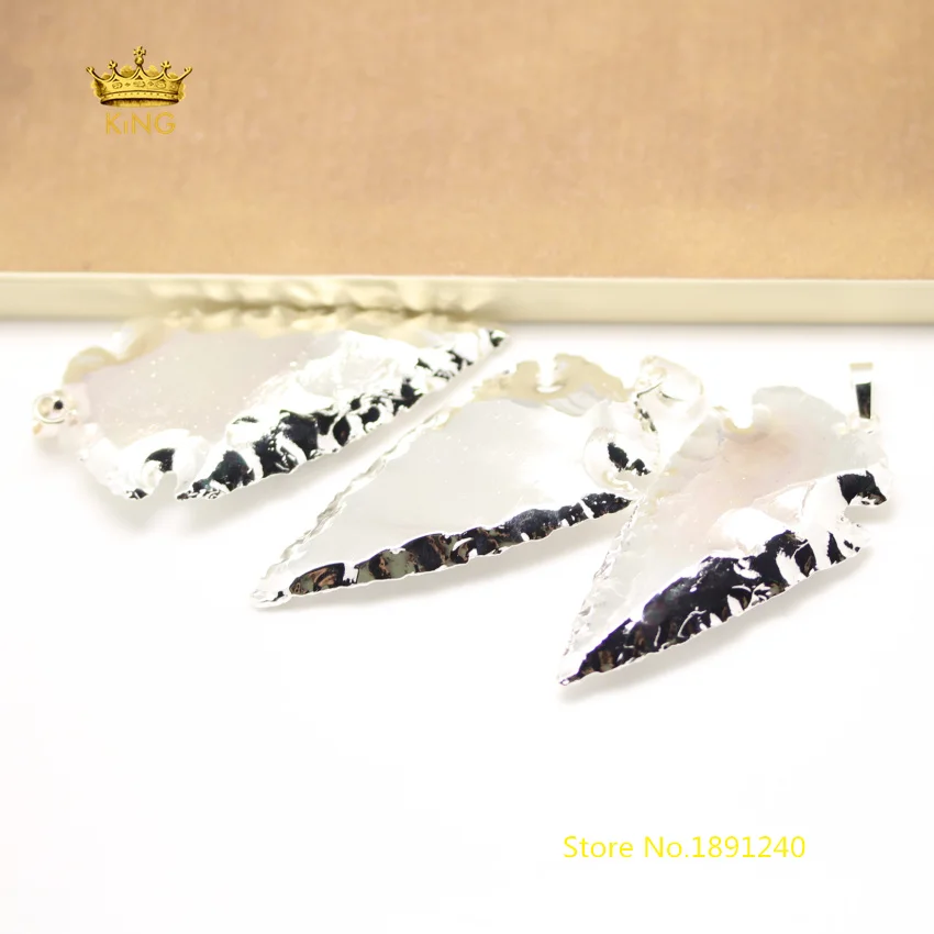 5 шт черный турмалин гальванизированная Серебристая Медь Бисероплетение