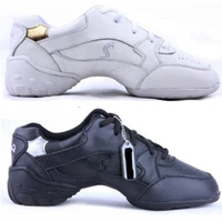 hot sale white black leather dance shoes sneakers for woman sports practice shoes modern dance jazz shoes