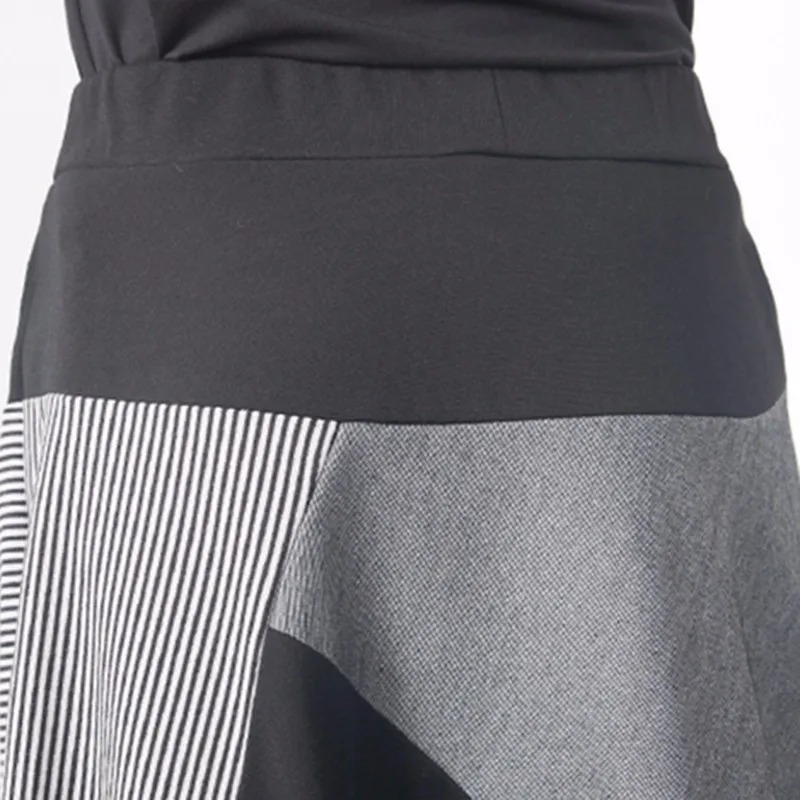 TWOTWINSTYLE лоскутные шаровары для женщин эластичные большой размер Ruched Drawstring