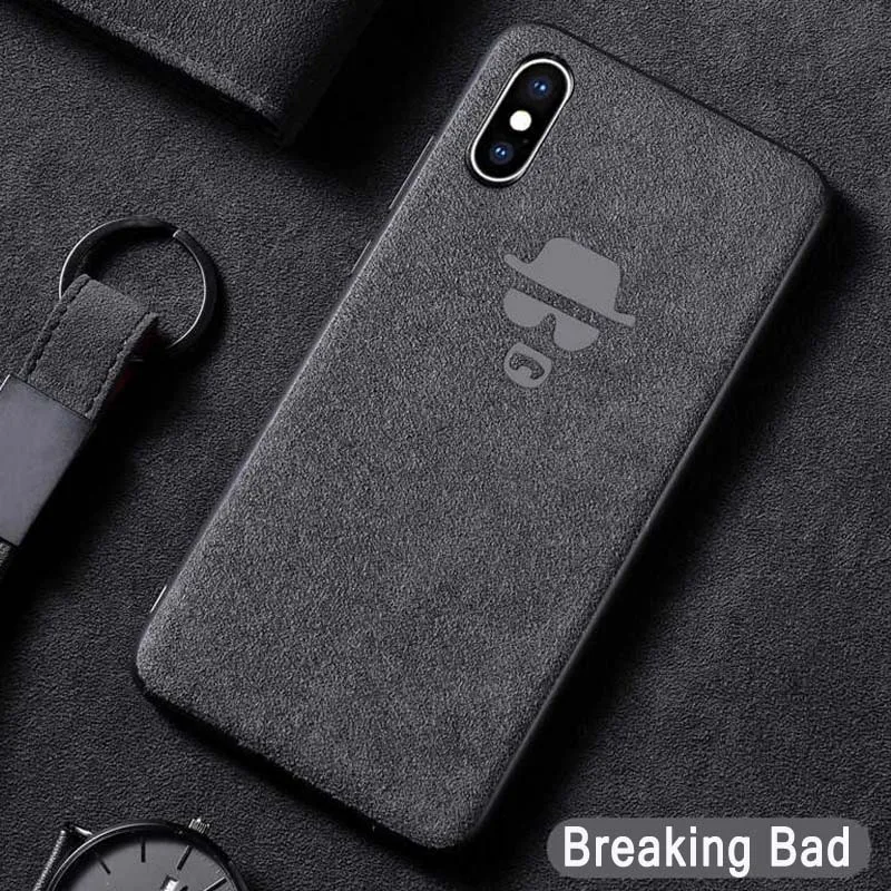 Breaking Bad Логотип роскошного автомобиля чехол для телефона для iPhone 6S Plus 7 7Plus 8 8Plus X 10 XR XS Max 11 Pro 11Pro Coque силиконовый кожаный чехол с Бэтменом - Цвет: Breaking Bad