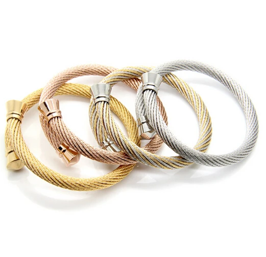 Браслет манжета из нержавеющей стали для мужчин и женщин большая тяжелая