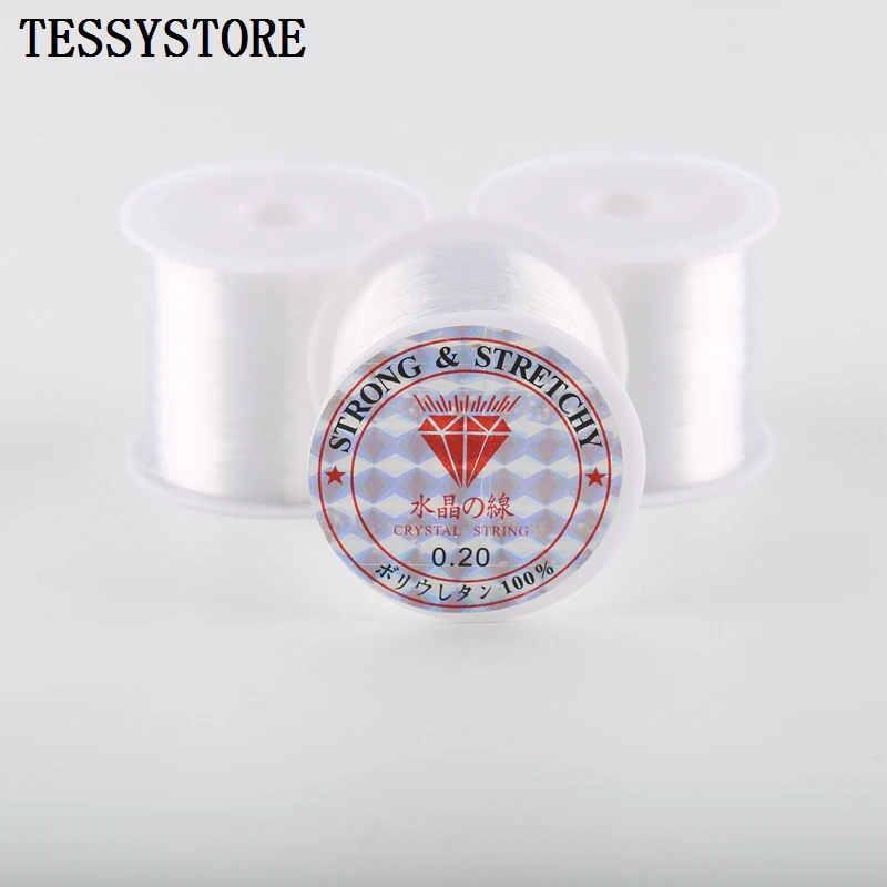 Неэластичная прозрачная прочная леска для бусин из кристаллов шнур изготовления