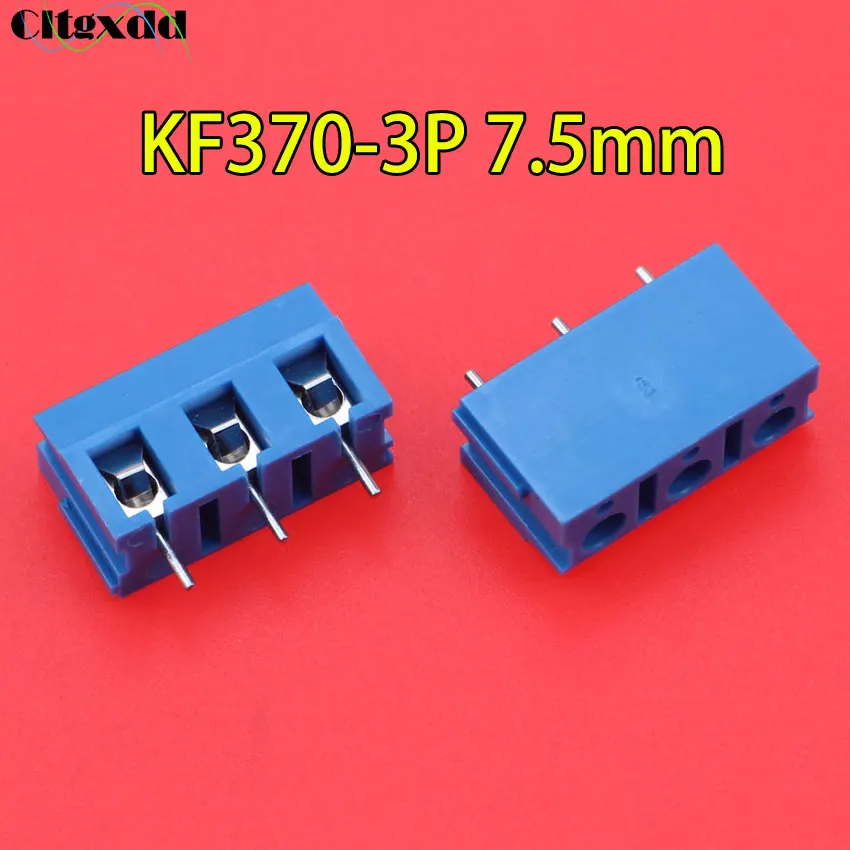 Cltgxdd 1 шт. фреза KF370 2P 3P винтовой коннектор 7 5 мм шаг 2Pin 3Pin прямая ножка KF350 клеммные