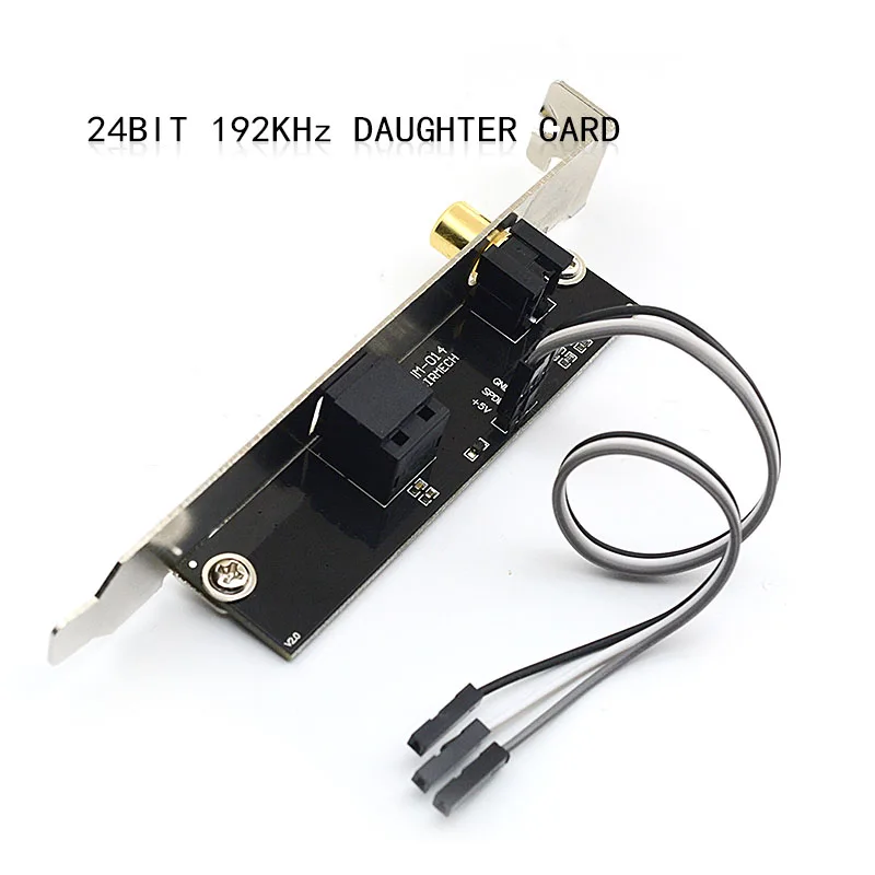 Lusya 24BIT192KHz SPDIF Out Оптический коаксиальный цифровой звуковой карты дефлектор DAC DTS декодер для общей материнской платы A2-004