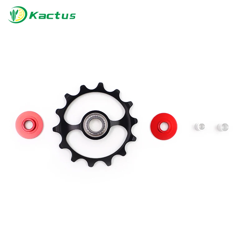 

KACTUS 12T 14T Jockey Wheels Aluminum Alloy Japan Import Steel Ball Bearings Bike Bicycle Rear Derailleur Pulley Jockey Wheels
