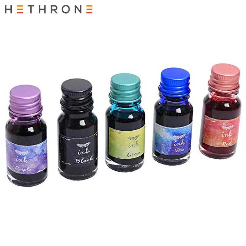 Hethrone синяя винтажная инновационная ручная резьба по дереву, Dip Ручка для письма, калиграфия, металлический стержень, ручка, чернила, Dip Ручка для начинающих, подарочный набор