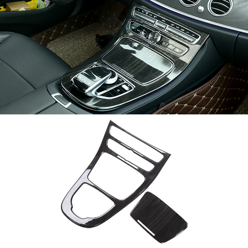 Новый черный Пепельный деревянный стиль для Mercedes Benz E Class W213 2016 2017 2018 ABS