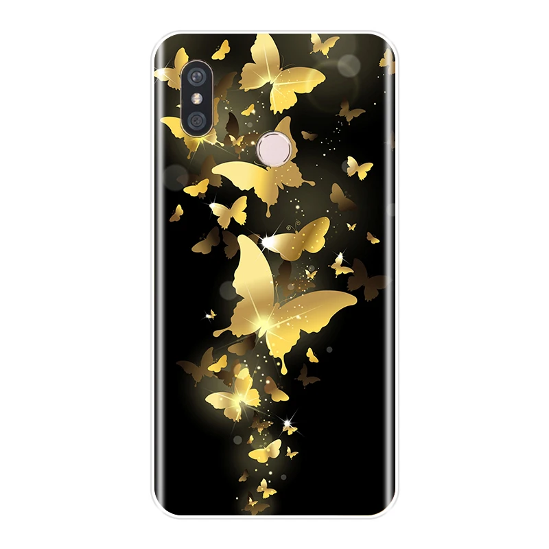 Мягкий силиконовый чехол из ТПУ для телефона Xiaomi Mi Max Note 1 2 3 с милыми животными Mix 2S