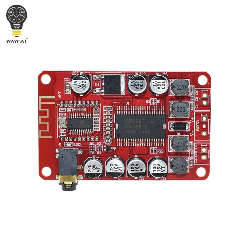 Плата усилителя Bluetooth YDA138 2*15 Вт модуль 2 0 стерео класс D прозрачные басы цифровые