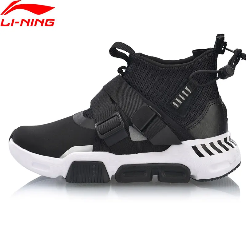 Женские кроссовки Li-Ning до середины голени прочные Нескользящие на молнии с