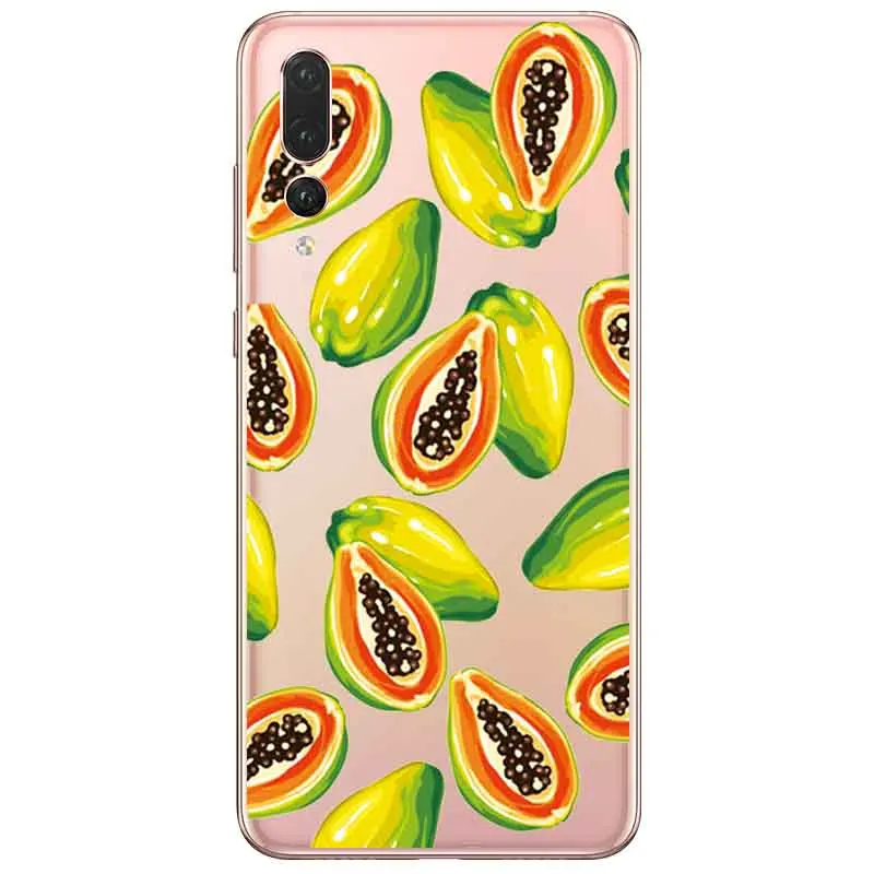 Мягкие силиконовые чехлы для телефонов с фруктами Guacamole Carambola papaya чехол huawei p8 p9 p10
