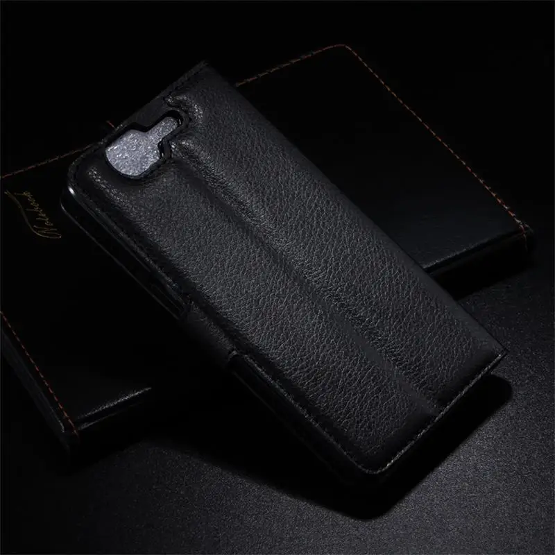 Qiaogle (FC01) Классический Сплошной Цвет Бизнес Стиль ИСКУССТВЕННАЯ Кожа Стенд Флип