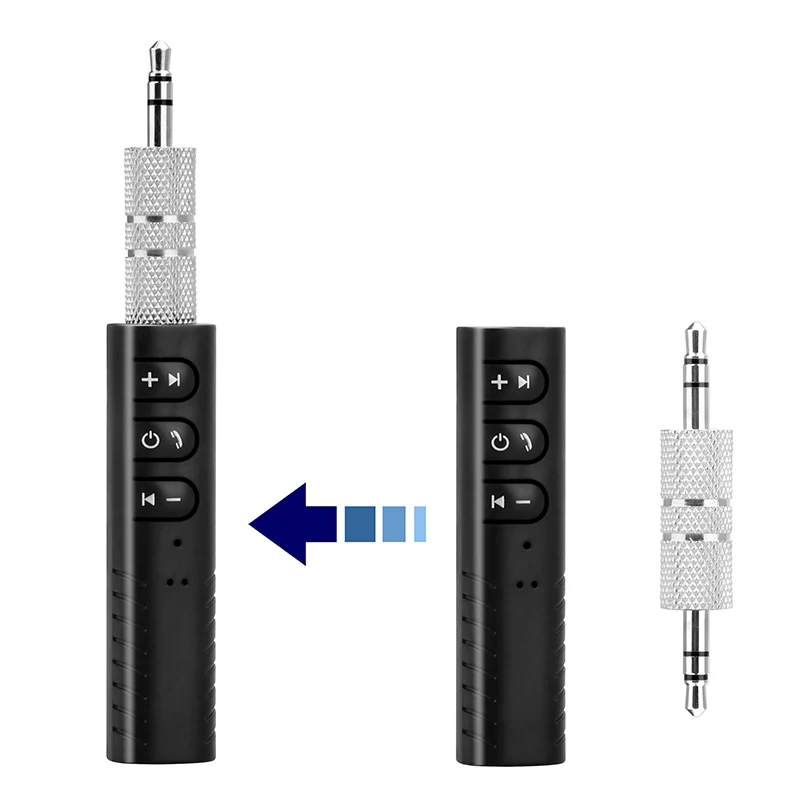 YH-2 Bluetooth AUX 3.5mm Jack Transmitter Handsfree Call Adapter Car Kit Music Play for Wired Speaker Headphone TV | Электроника