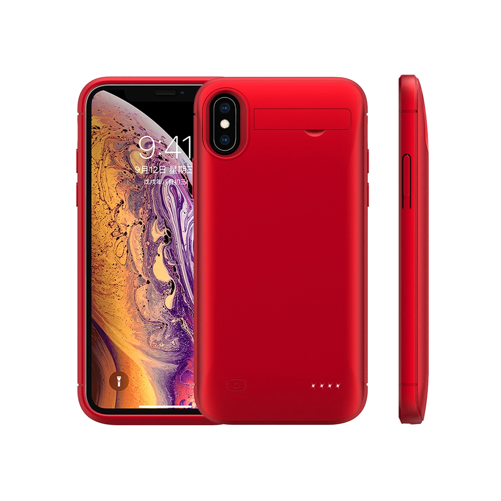 Чехол NTSPACE Ultra Slim power Bank для iPhone XS MAX XR, чехол для аккумулятора, чехол для резервного питания, чехлы для зарядки, внешний контейнер для аккумуляторных батарей