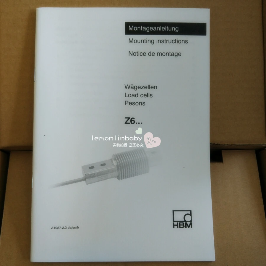 Датчики нагрузки HBM Z6FD1 /500 кг новые и оригинальные датчики взвешивания |