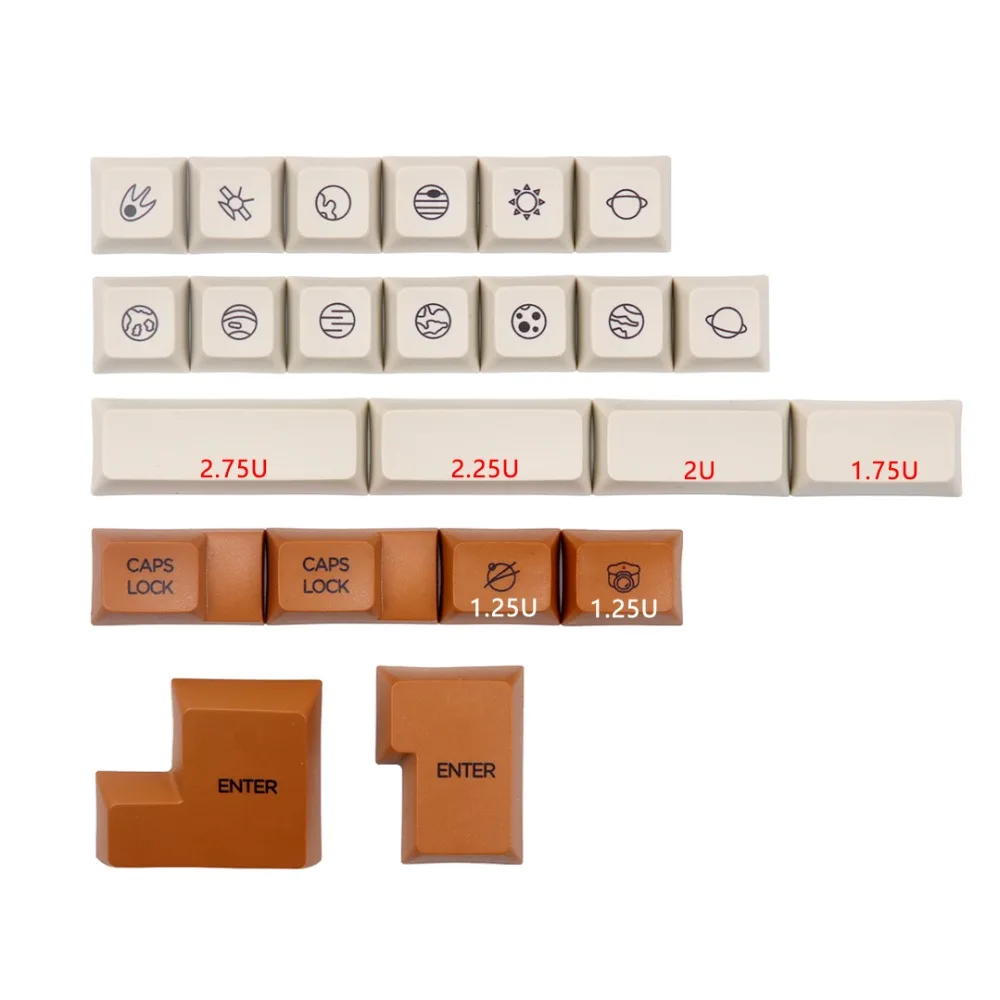 Xda profile 165 клавиш pbt materila совместим с механической клавиатурой cherry mx | Компьютеры и