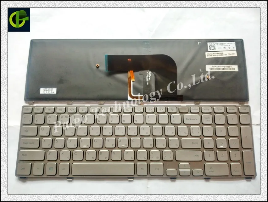 Русская клавиатура RU с подсветкой для DELL 17R 3721 3737 5721 N3721 N5721 5737 5357 M731R 5735 V119725BS1