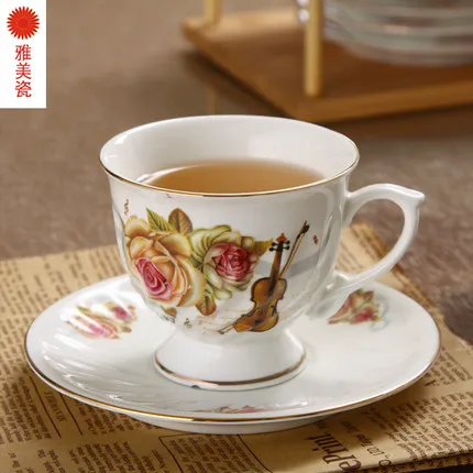 Бесплатная доставка британский стиль чайный набор с деревянным держателем