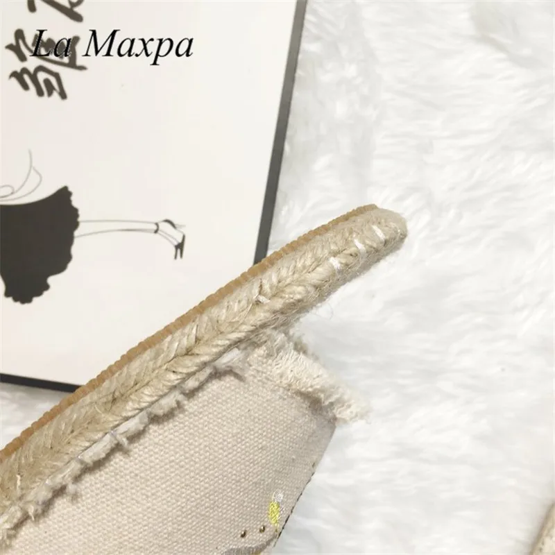 La Maxpa/женские тапочки сезон лето Милые Вьетнамки в рыбацком стиле с фруктами