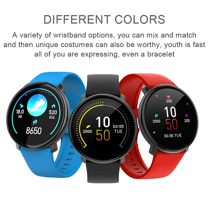 

Smart bracelet blood pressure watch fitness tracker 1.22 inch big color screen sports men smart band health wristband pk Q9 Y9
